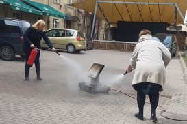 Mokomoji mobili gaisro gesinimo įranga-2