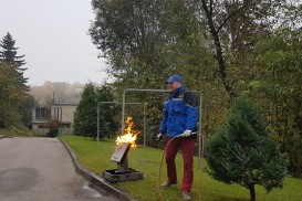 Mokomoji mobili gaisro gesinimo įranga-0